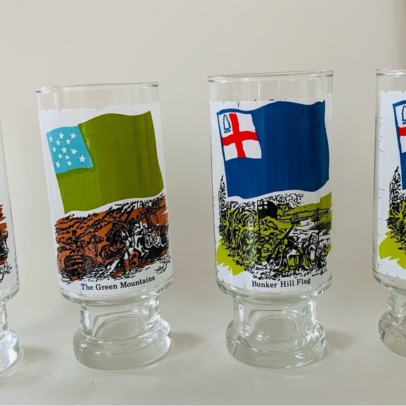 Vintage glasses of 4 - Picture 2 of 9